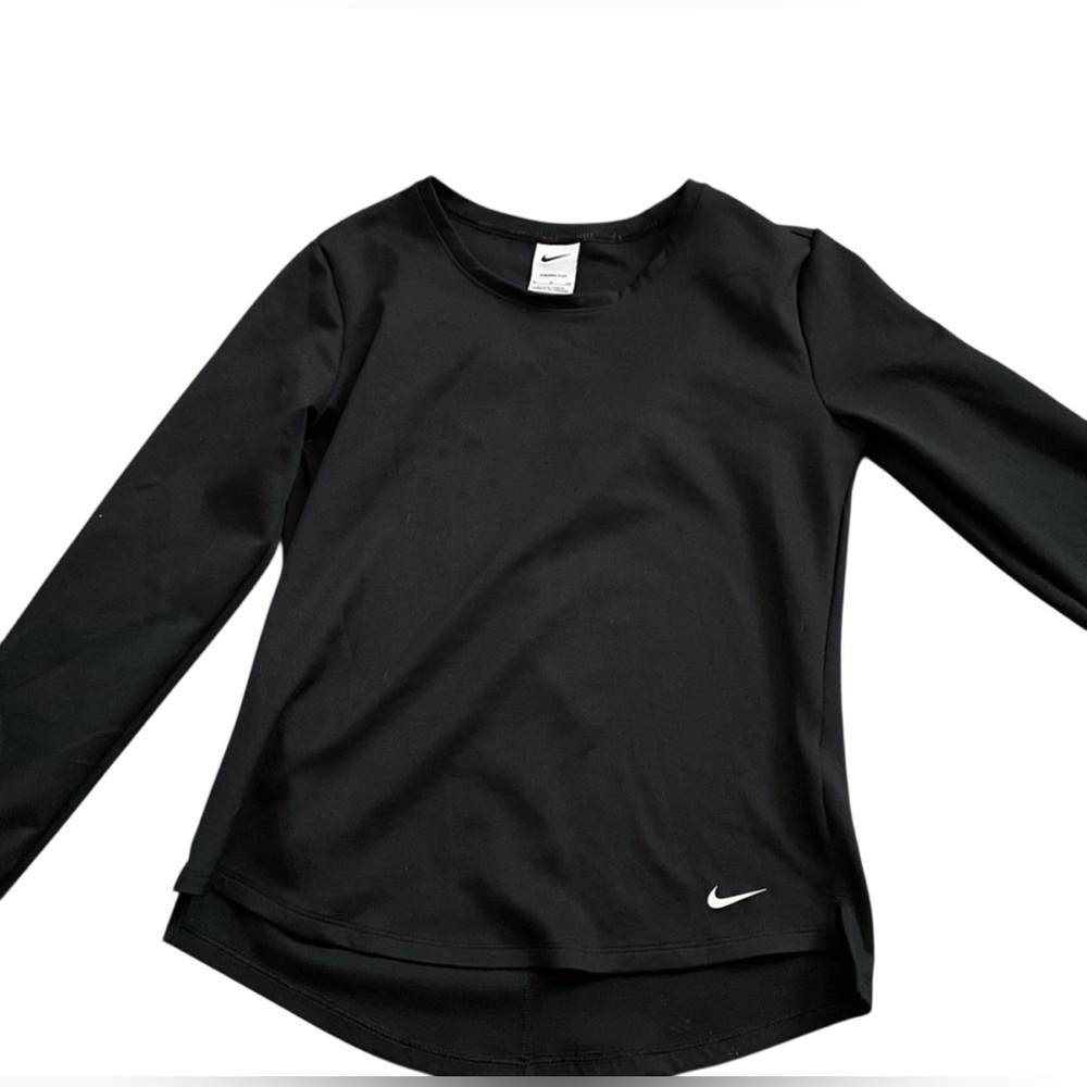 Nike Therma-Fit Long Sleeve Women's Black Top Size S